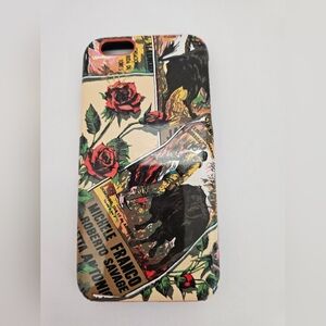 Nanette Lepore Hard Shell Case for Apple iPhone SE, 5s and 5 Rose Bullfighter